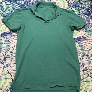 American Eagle Turquoise Polo